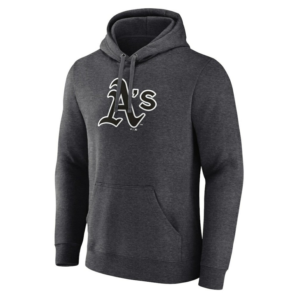 MLB Athletics Personalized Monochrome Name & Number Pullover Hoodie
