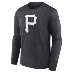 MLB Pittsburgh Pirates Personalized Monochrome Name & Number Long Sleeve T-Shirt