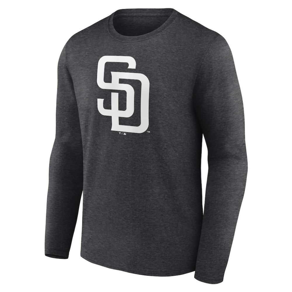 MLB San Diego Padres Personalized Monochrome Name & Number Long Sleeve T-Shirt