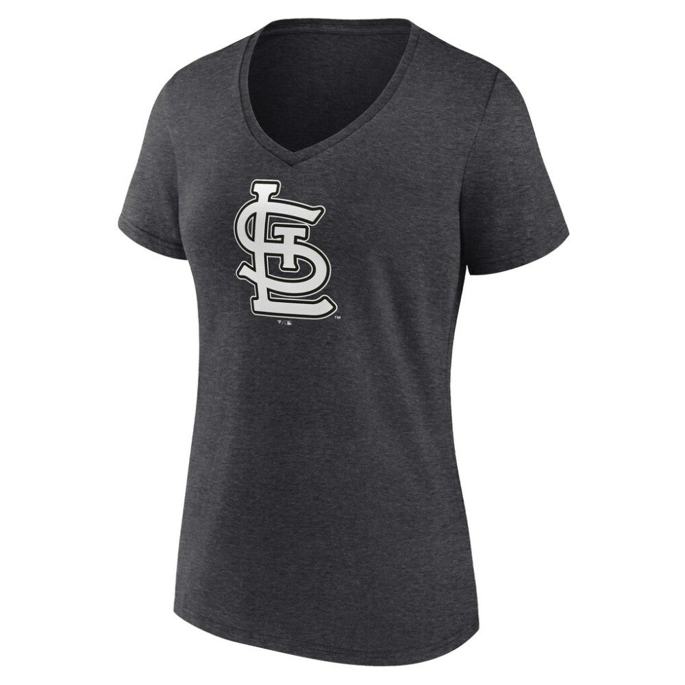 MLB St. Louis Cardinals Women's Personalized Monochrome Name & Number V-Neck T-Shirt