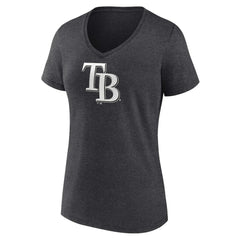 MLB Tampa Bay Rays Women's Personalized Monochrome Name & Number V-Neck T-Shirt