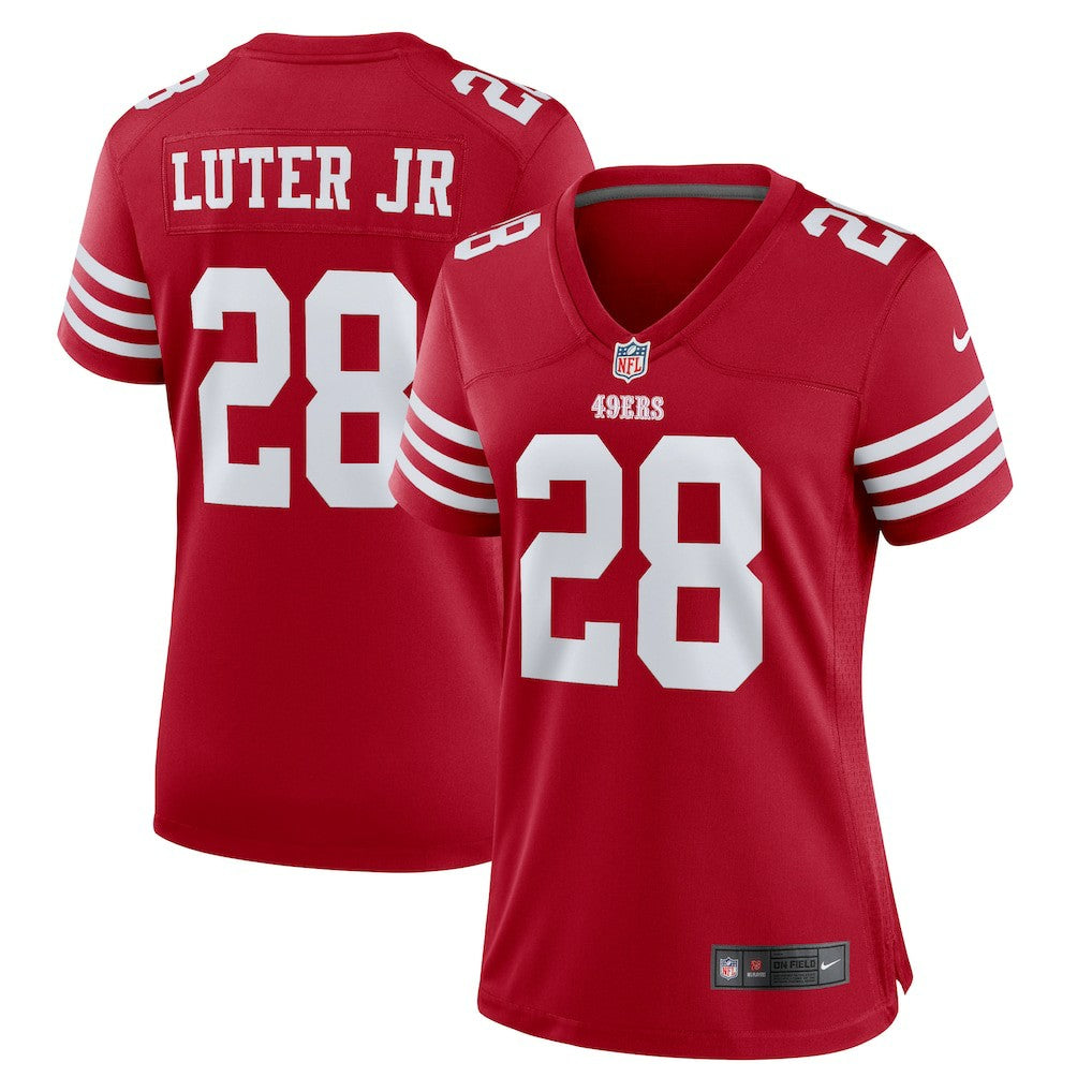 Darrell Luter Jr.  Women's Game Jersey - San Francisco 49ers