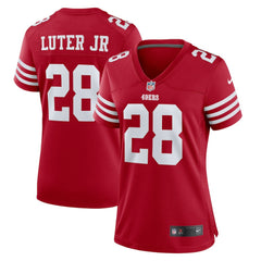 Darrell Luter Jr.  Women's Game Jersey - San Francisco 49ers