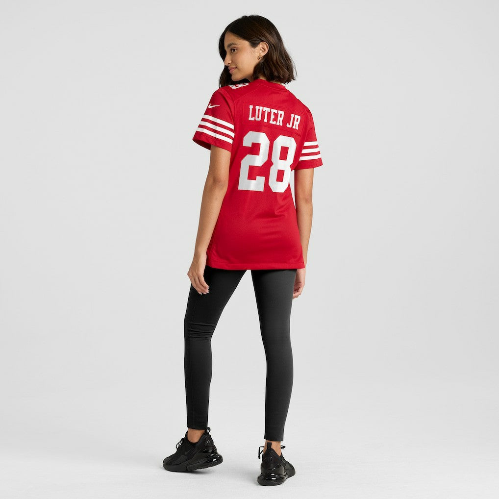 Darrell Luter Jr.  Women's Game Jersey - San Francisco 49ers