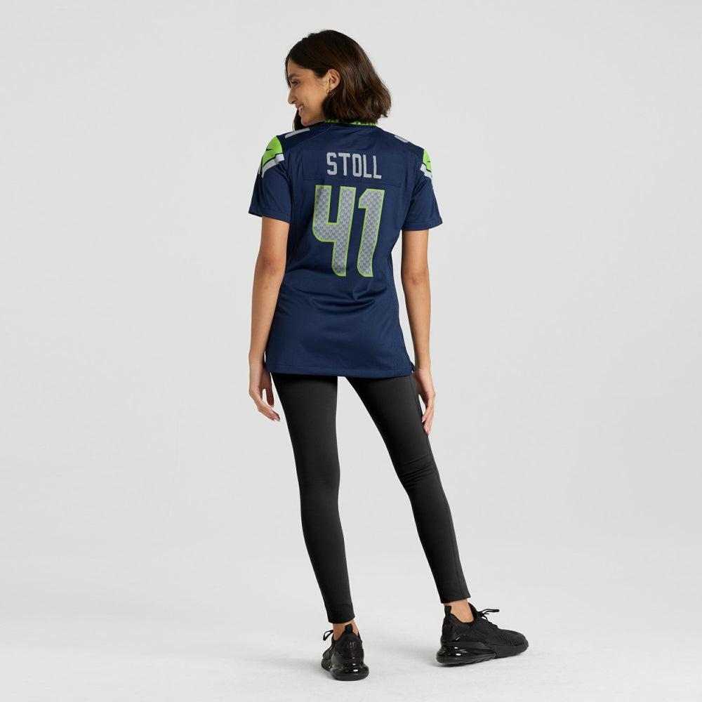 Chris Stoll  Women's Team Game Jersey - Seattle Seahawks