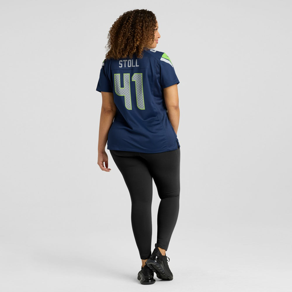 Chris Stoll  Women's Team Game Jersey - Seattle Seahawks
