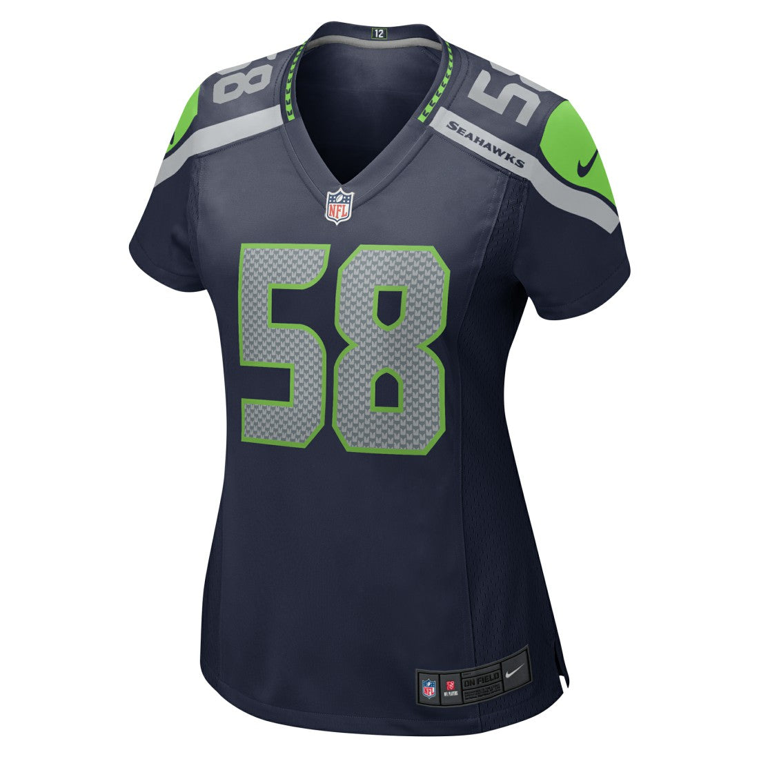 Derick Hall  Women's Team Game Jersey - Seattle Seahawks