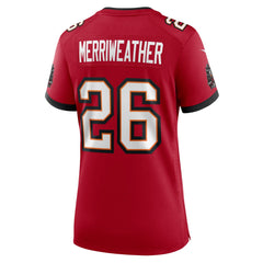 Kaevon Merriweather  Women's Game Jersey - Tampa Bay Buccaneers