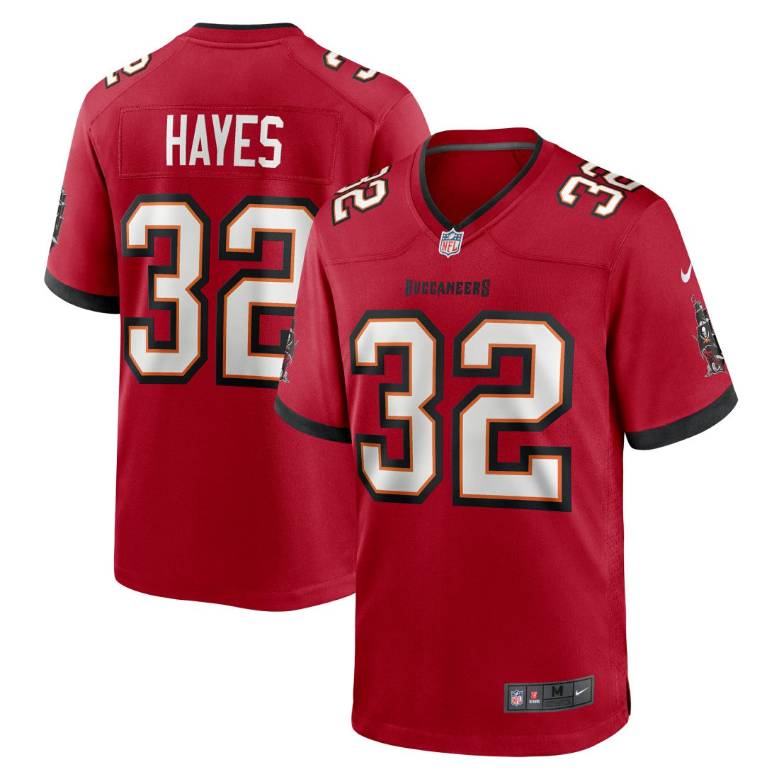 Josh Hayes  Game Jersey - Tampa Bay Buccaneers