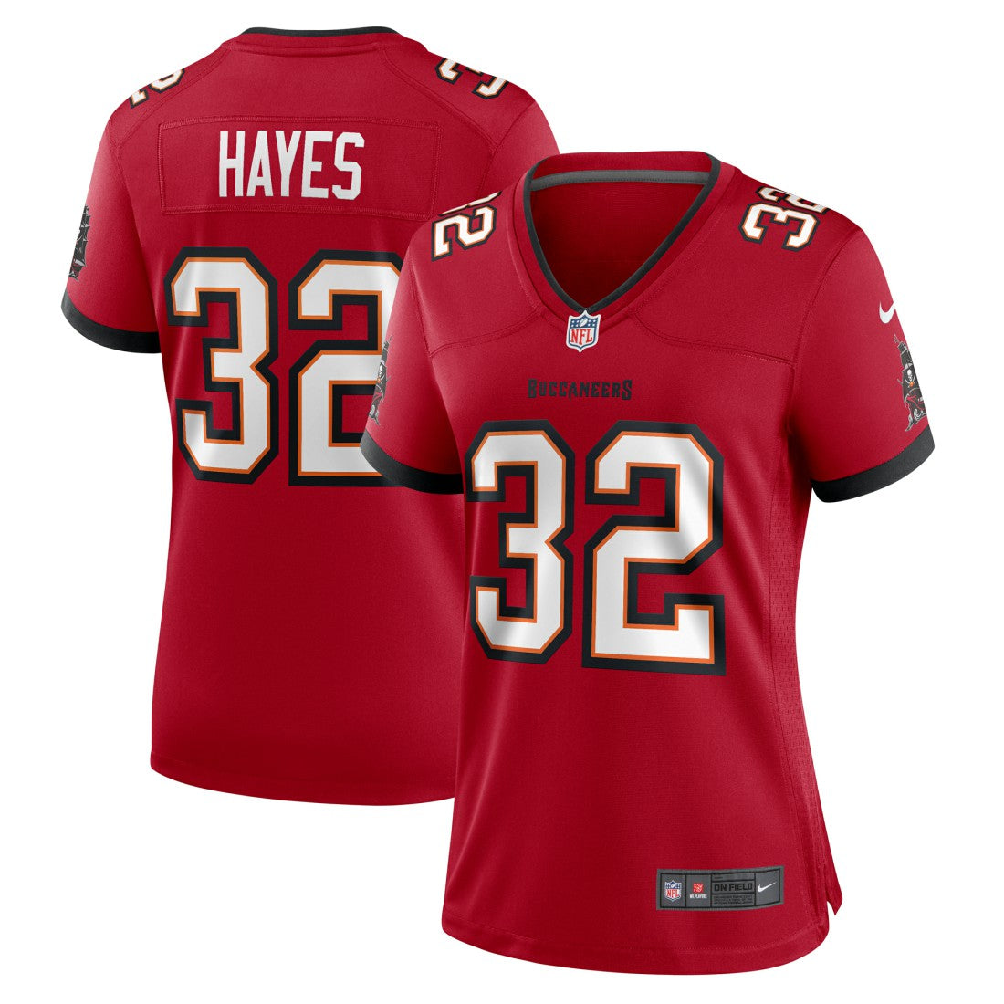 Josh Hayes  Women's Game Jersey - Tampa Bay Buccaneers