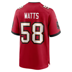 Markees Watts  Game Jersey - Tampa Bay Buccaneers