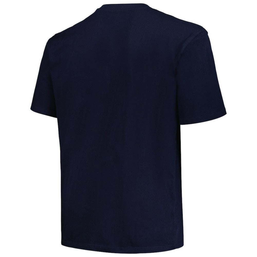 NHL Navy Seattle Kraken Profile Big & Tall Arch Over Logo T-Shirt