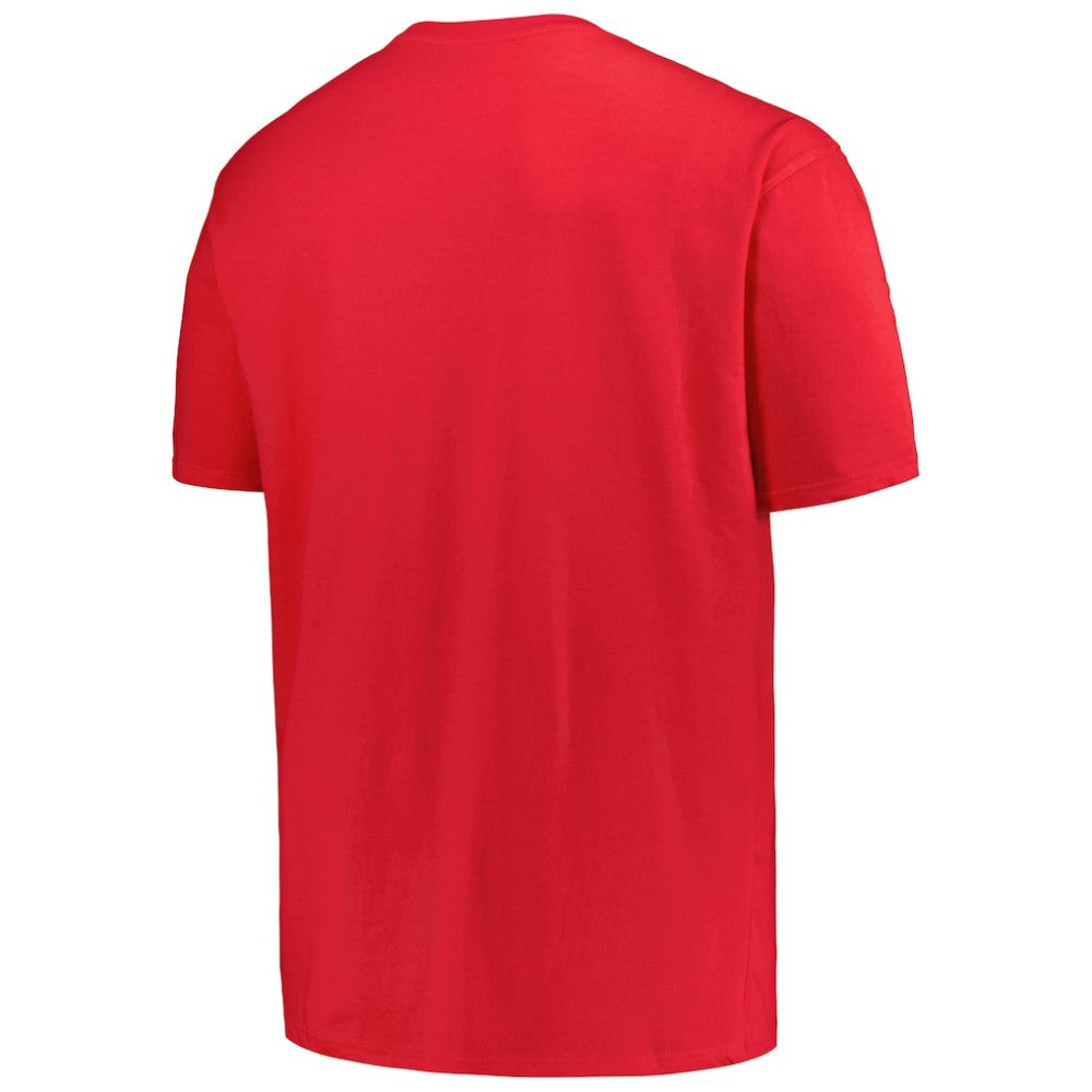 NHL Red Florida Panthers Profile Big & Tall Arch Over Logo T-Shirt