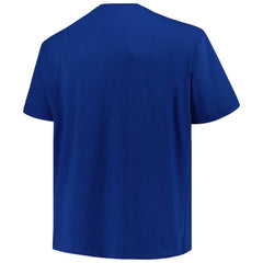 NHL Blue New York Rangers Profile Big & Tall Arch Over Logo T-Shirt