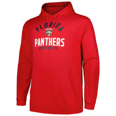 NHL Red Florida Panthers Profile Big & Tall Arch Over Logo Pullover Hoodie