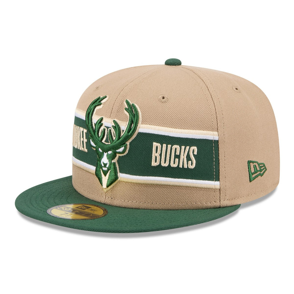 NBA Milwaukee Bucks 2024 NBA Draft 59FIFTY Fitted Hat