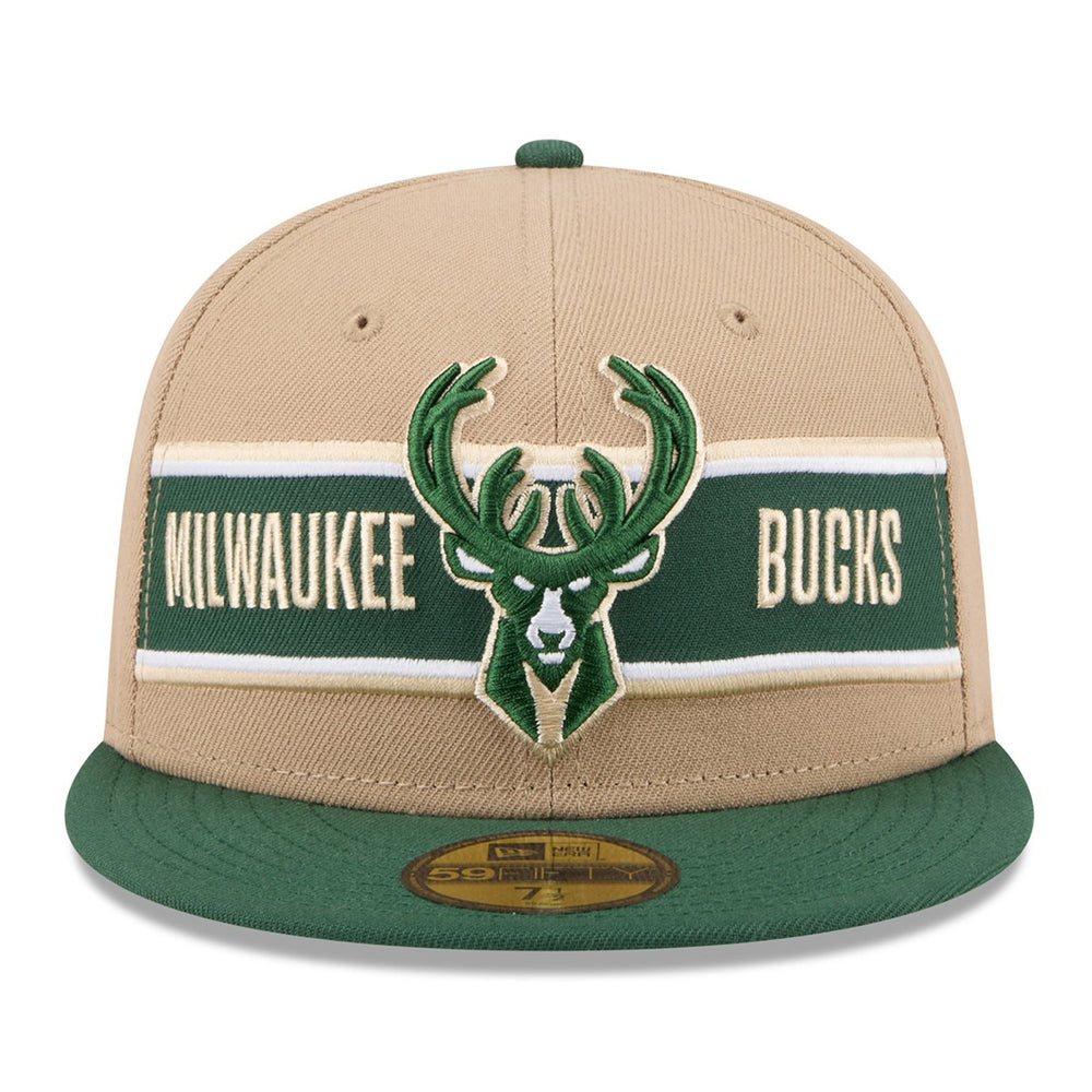 NBA Milwaukee Bucks 2024 NBA Draft 59FIFTY Fitted Hat