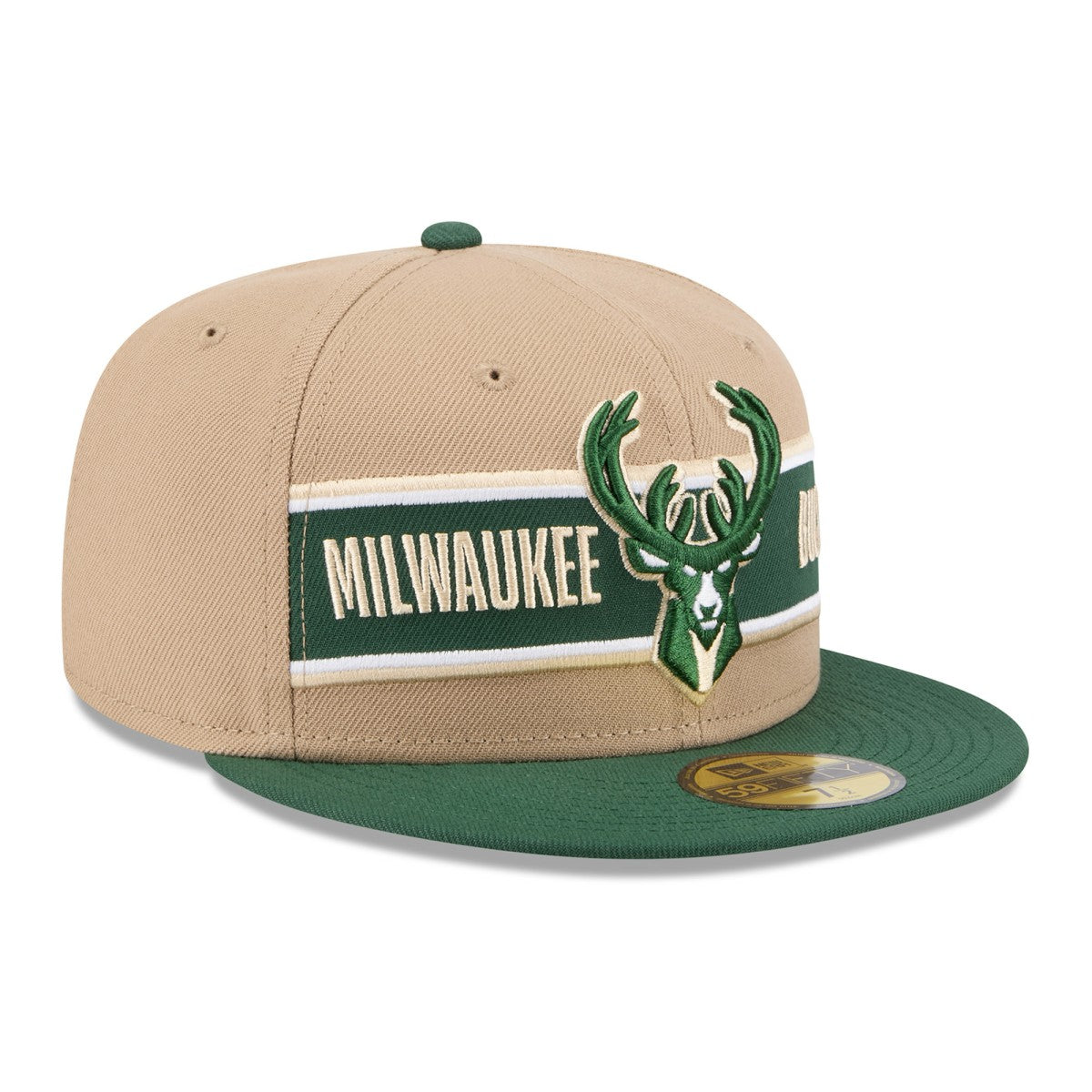 NBA Milwaukee Bucks 2024 NBA Draft 59FIFTY Fitted Hat