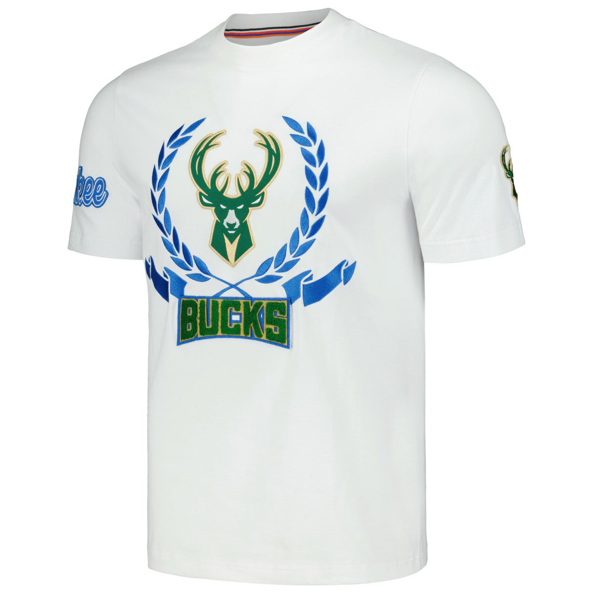 NBA Milwaukee Bucks FISLL Unisex Heritage Crest T-Shirt