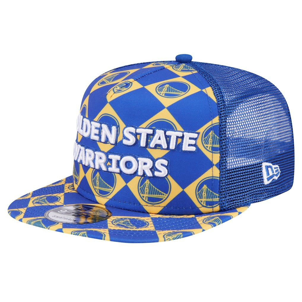 NBA Golden State Warriors Seeing Diamonds A-Frame Trucker 9FIFTY Snapback Hat sale