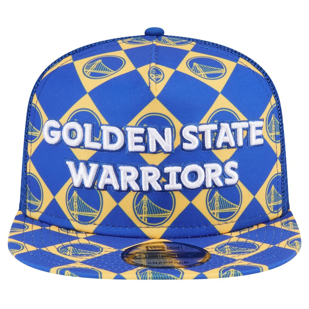 NBA Golden State Warriors Seeing Diamonds A-Frame Trucker 9FIFTY Snapback Hat sale