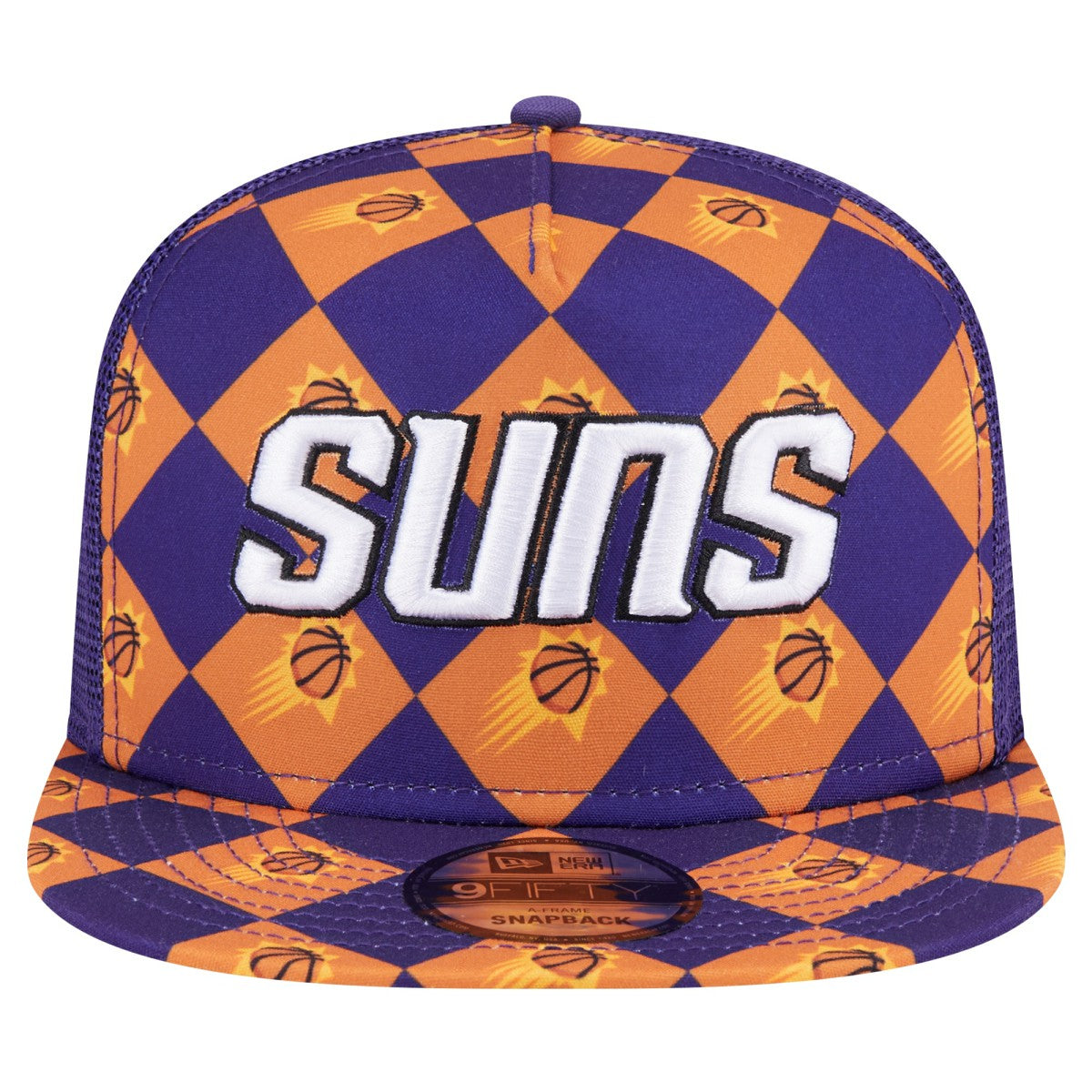 NBA Phoenix Suns Seeing Diamonds A-Frame Trucker 9FIFTY Snapback Hat