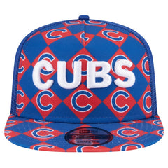 MLB Chicago Cubs New Era Seeing Diamonds A-Frame Trucker 9FIFTY Snapback Hat