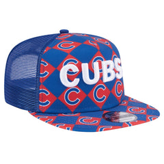 MLB Chicago Cubs New Era Seeing Diamonds A-Frame Trucker 9FIFTY Snapback Hat