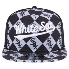 MLB Chicago White Sox New Era Seeing Diamonds A-Frame Trucker 9FIFTY Snapback Hat