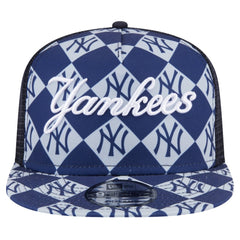 MLB New York Yankees New Era Seeing Diamonds A-Frame Trucker 9FIFTY Snapback Hat