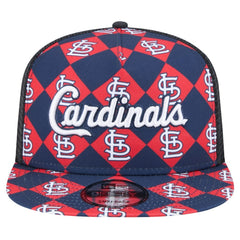 MLB St. Louis Cardinals New Era Seeing Diamonds A-Frame Trucker 9FIFTY Snapback Hat