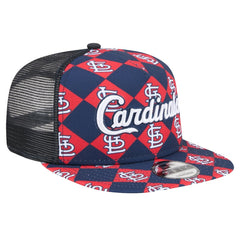 MLB St. Louis Cardinals New Era Seeing Diamonds A-Frame Trucker 9FIFTY Snapback Hat