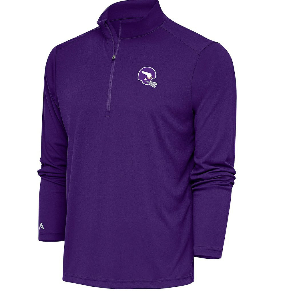 Antigua Tribute Quarter-Zip Pullover Jacket - Minnesota Vikings