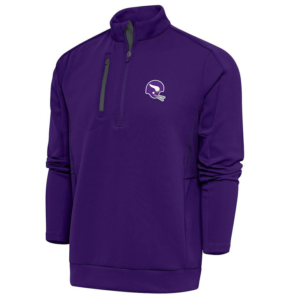 Antigua Generation Quarter-Zip Pullover Jacket - Minnesota Vikings