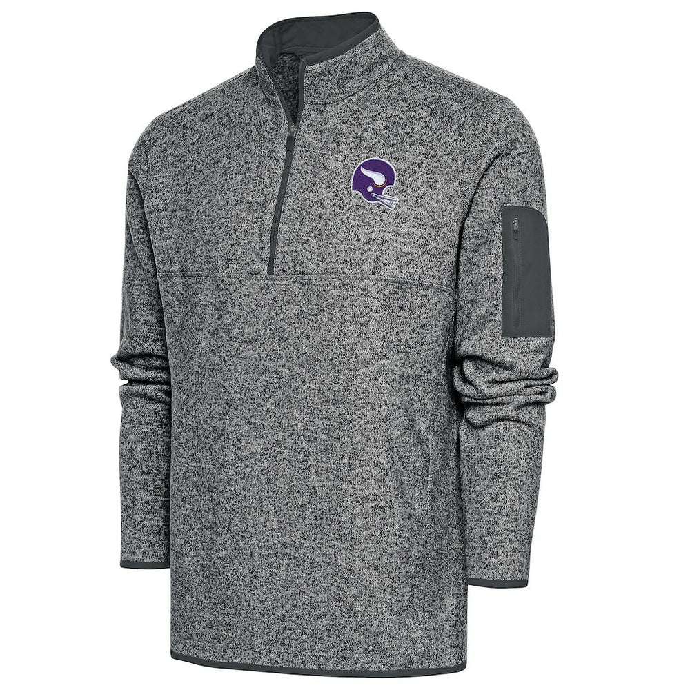 Antigua Fortune Quarter-Zip Pullover Jacket - Minnesota Vikings