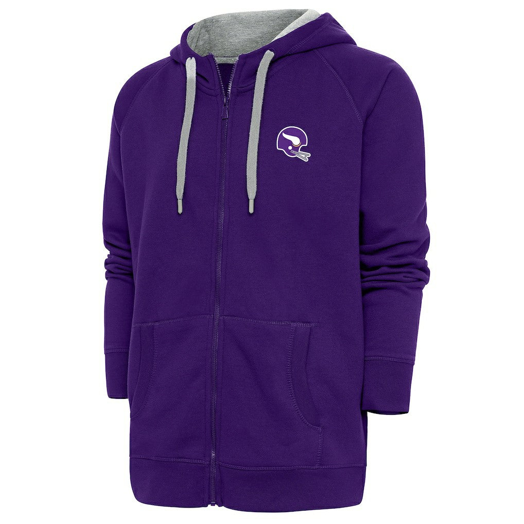 Antigua Victory Full-Zip Hoodie - Minnesota Vikings