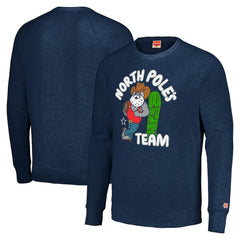 Homage Unisex Holiday Raglan Tri-Blend Pullover Sweatshirt - Dallas Cowboys