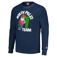 Homage Unisex Holiday Raglan Tri-Blend Pullover Sweatshirt - Dallas Cowboys