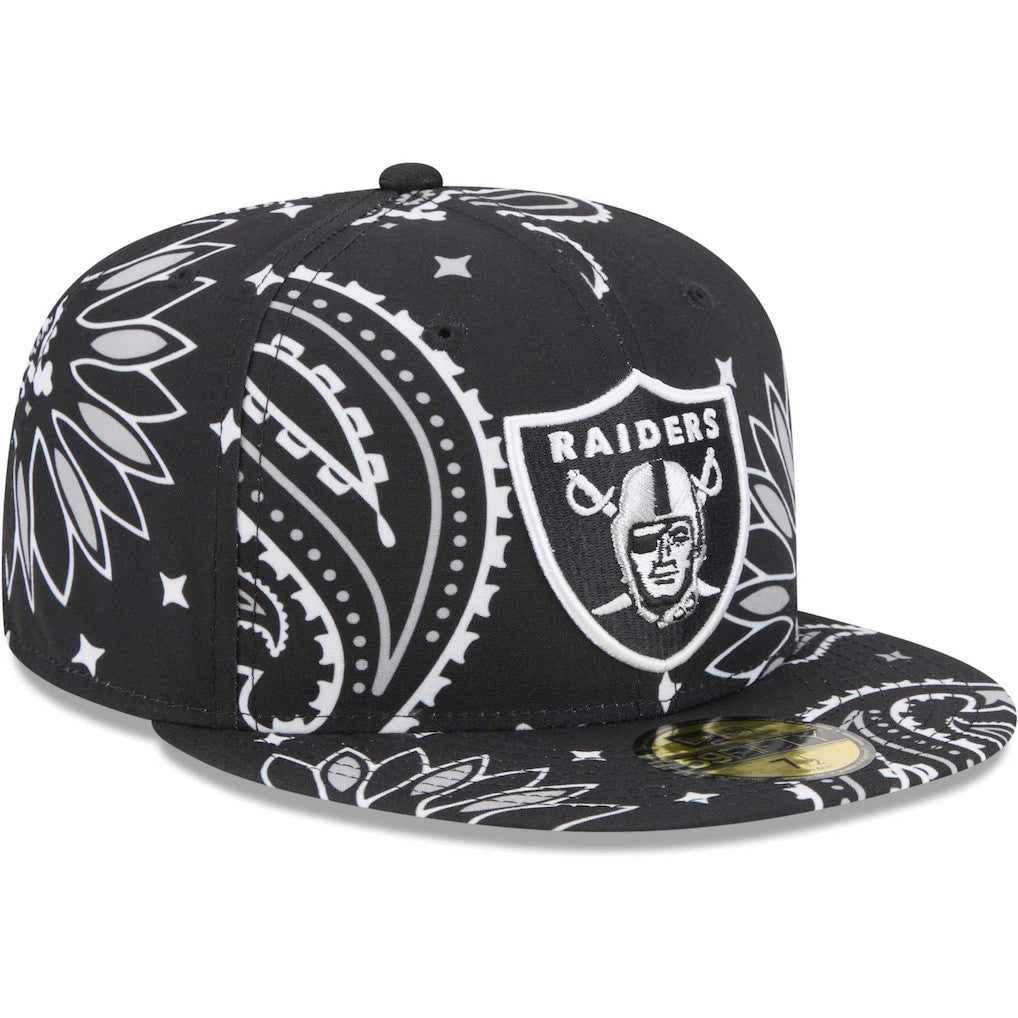 Paisley 59FIFTY Fitted Hat - Las Vegas Raiders