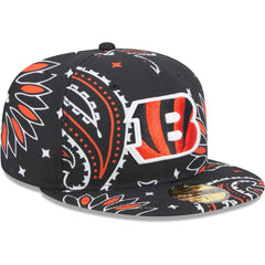 Paisley 59FIFTY Fitted Hat - Cincinnati Bengals