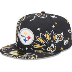 Paisley 59FIFTY Fitted Hat - Pittsburgh Steelers