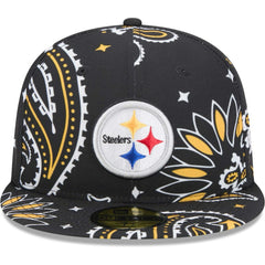 Paisley 59FIFTY Fitted Hat - Pittsburgh Steelers