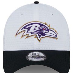 2024 NFL Training Camp 39THIRTY Flex Hat - Baltimore Ravens