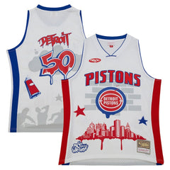 NBA Detroit Pistons x Tats Cru Hardwood Classics Fashion Jersey sale
