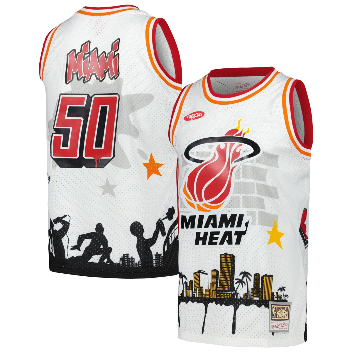 NBA Miami Heat x Tats Cru Hardwood Classics Fashion Jersey