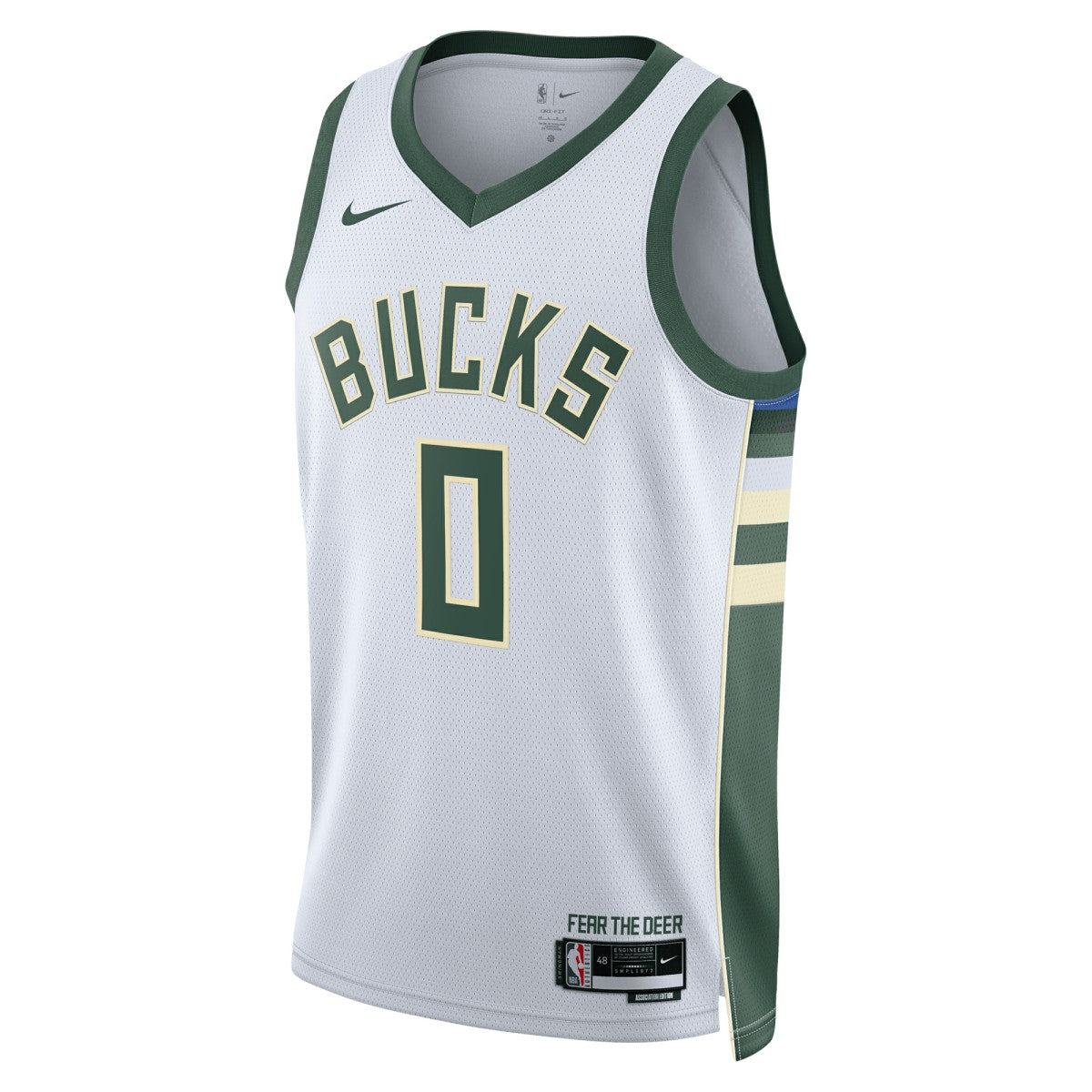 NBA Damian Lillard Milwaukee Bucks Unisex Fear The Deer Swingman Player Jersey