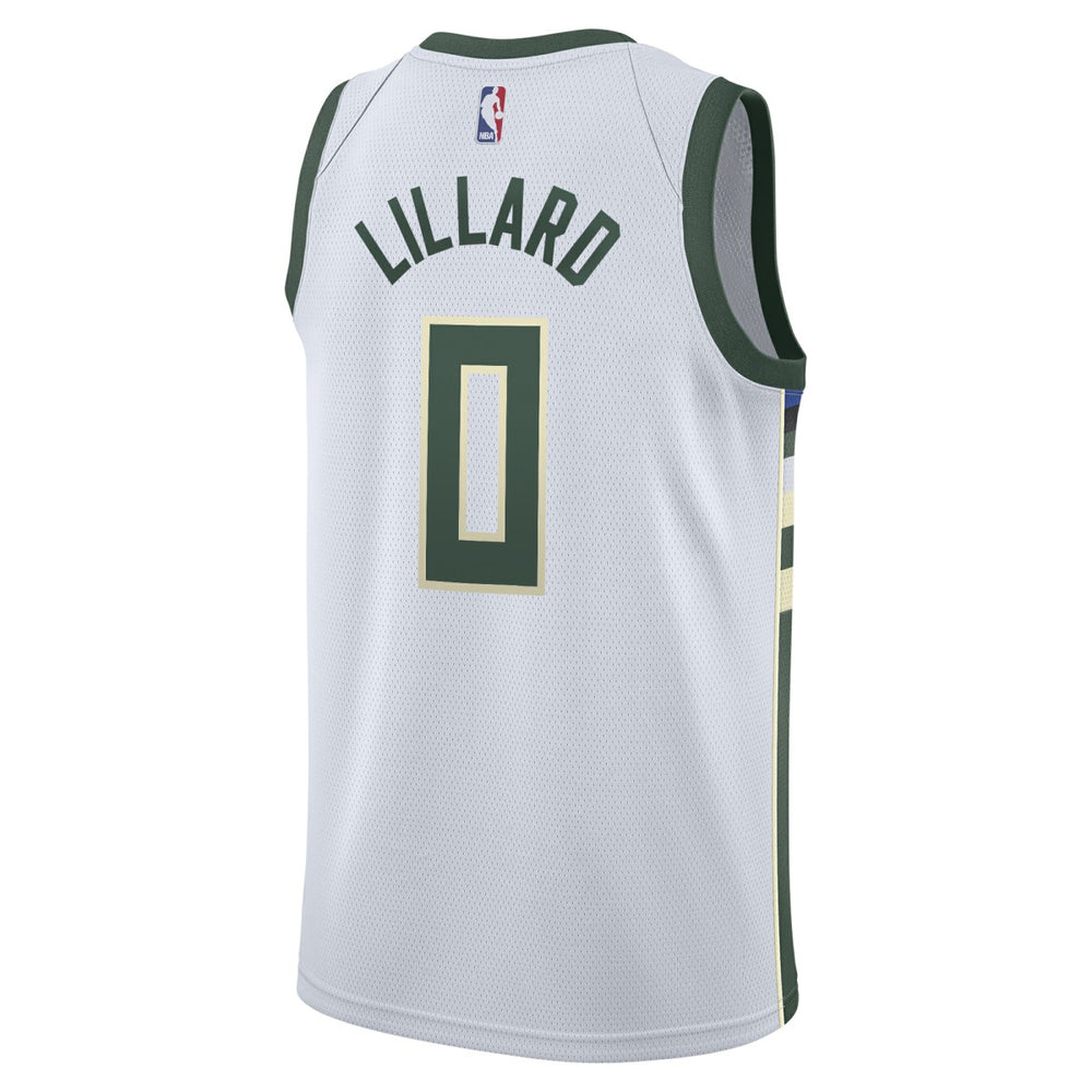 NBA Damian Lillard Milwaukee Bucks Unisex Swingman Player Jersey