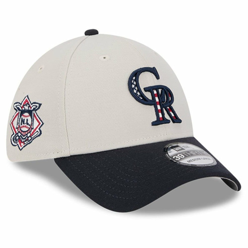 MLB Colorado Rockies New Era 2024 Fourth of July 39THIRTY Flex Hat