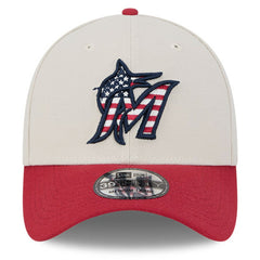 MLB Miami Marlins New Era 2024 Fourth of July 39THIRTY Flex Hat