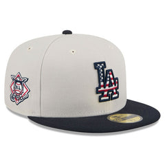 MLB Los Angeles Dodgers New Era 2024 Fourth of July 59FIFTY Fitted Hat